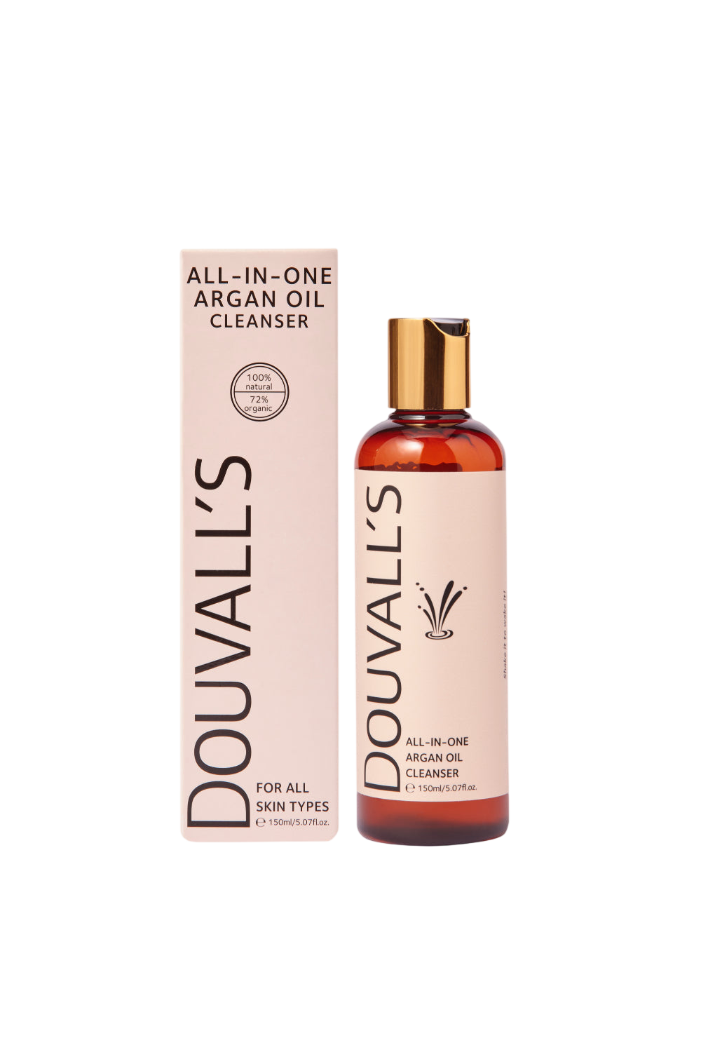 Douvalls Argan Gift Set 150ml Cleanser & 50ml Oil Moisturiser - additional view 3