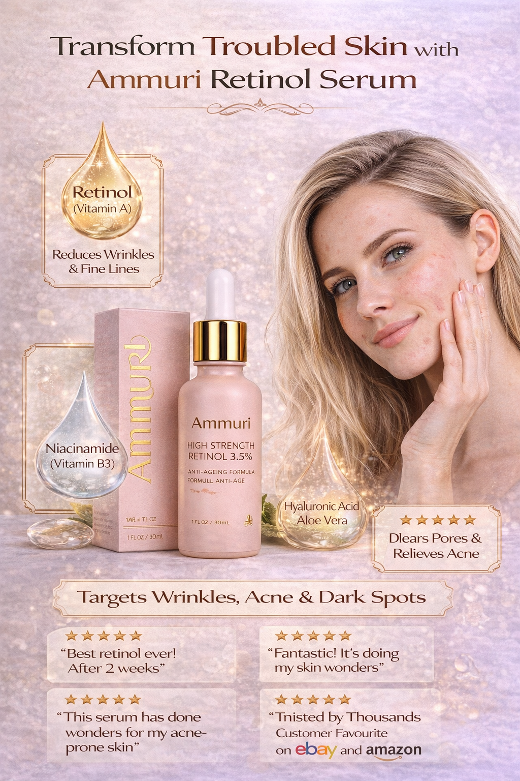 Ammuri Retinol 3.5% Serum lifestyle shot 2