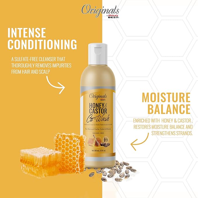 Africa's Best Originals Honey & Castor Co-Wash 355ml - additional view 5