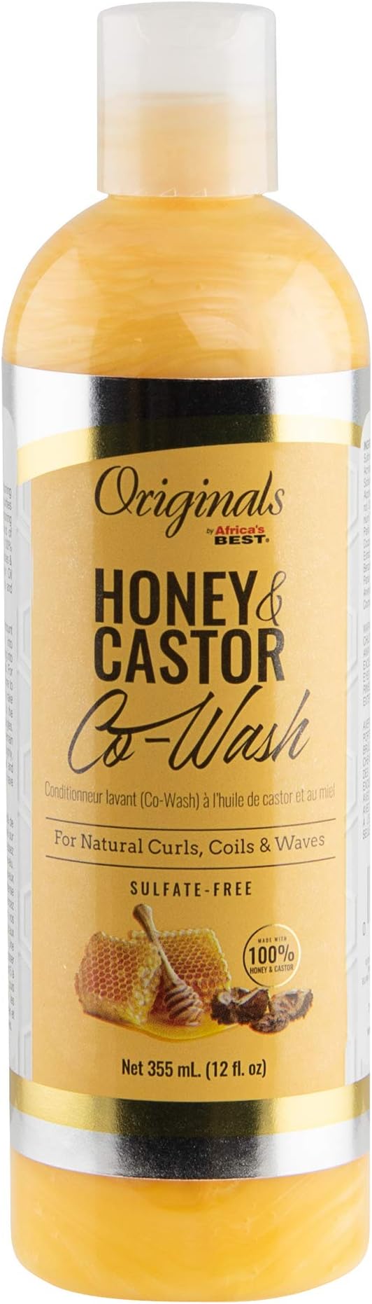 Africa's Best Originals Honey & Castor Co-Wash 355ml - additional view 3
