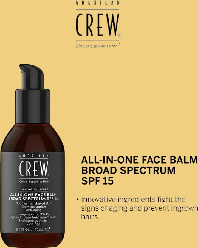 American Crew All-In-One Face Balm Broad Spectrum SPF 15 170ml - additional view 4