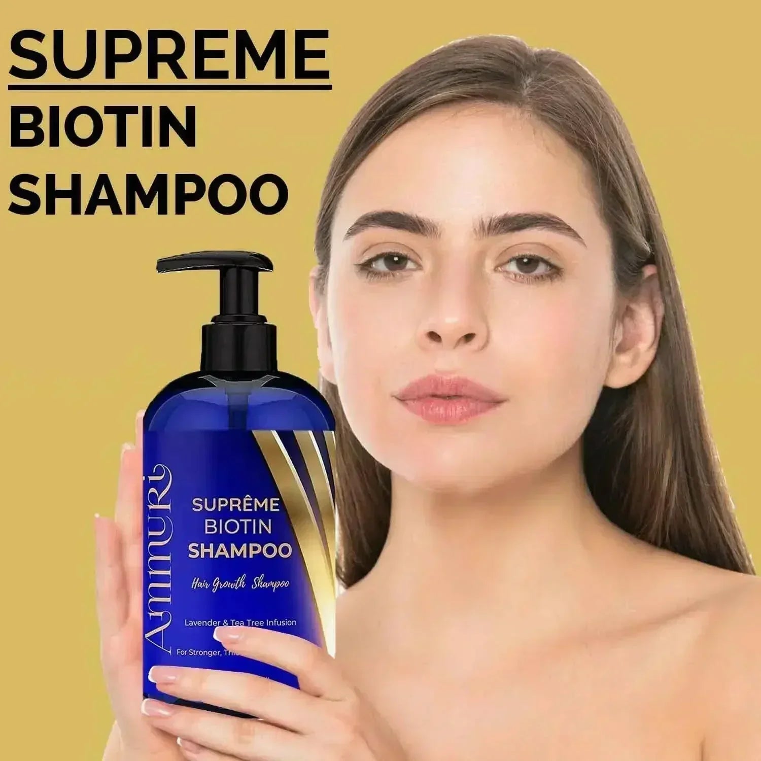 Biotin Haircare Set – Anti-Hair Loss Shampoo & Strengthening Serum for Men & Women | Ammuri