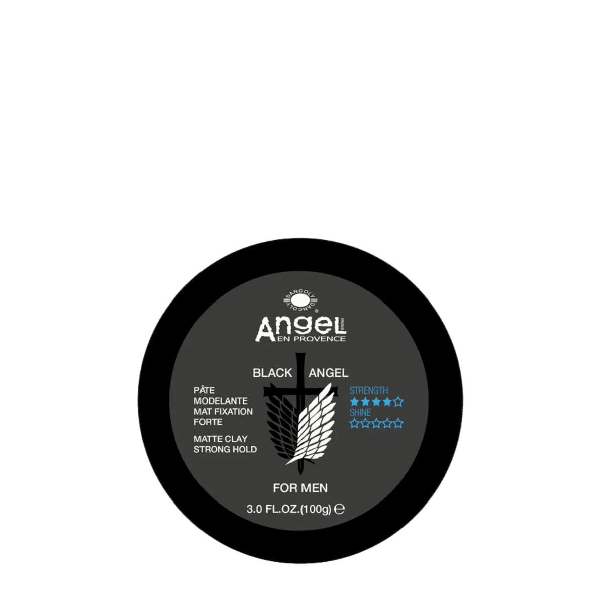 Angel En Provence Black Angel Men's Strong Hold Matte Clay 100g - additional view 6
