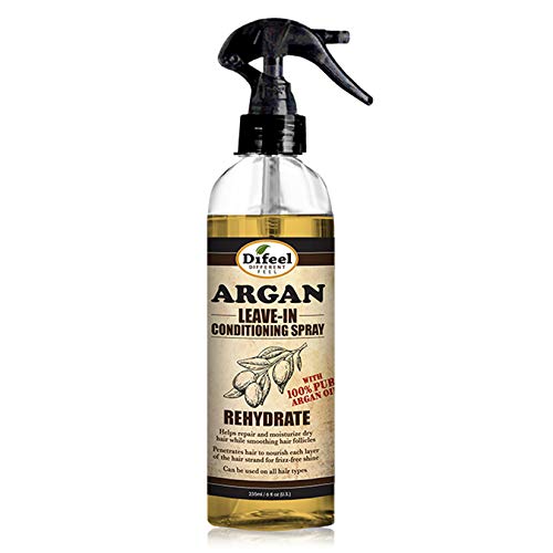 Difeel Argan Rehydrate Leave-In Conditioning Spray - high-res front view