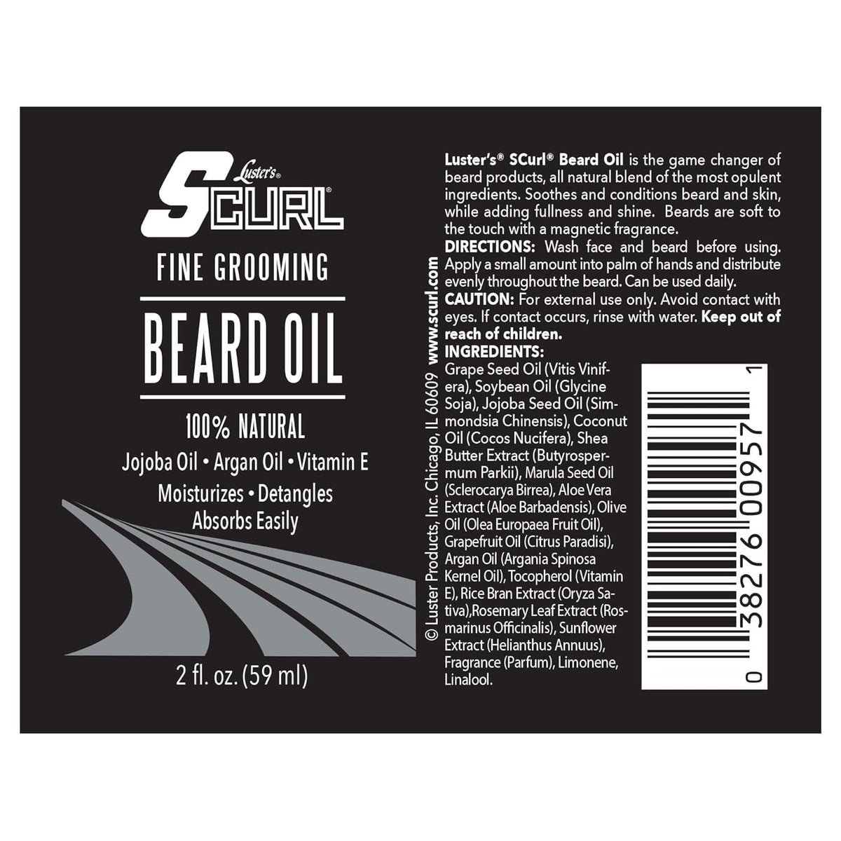 Luster's S Curl Fine Grooming Beard Oil 59ml - additional view 5
