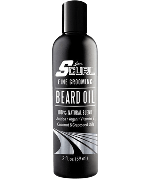 Luster's S Curl Fine Grooming Beard Oil 59ml black bottle