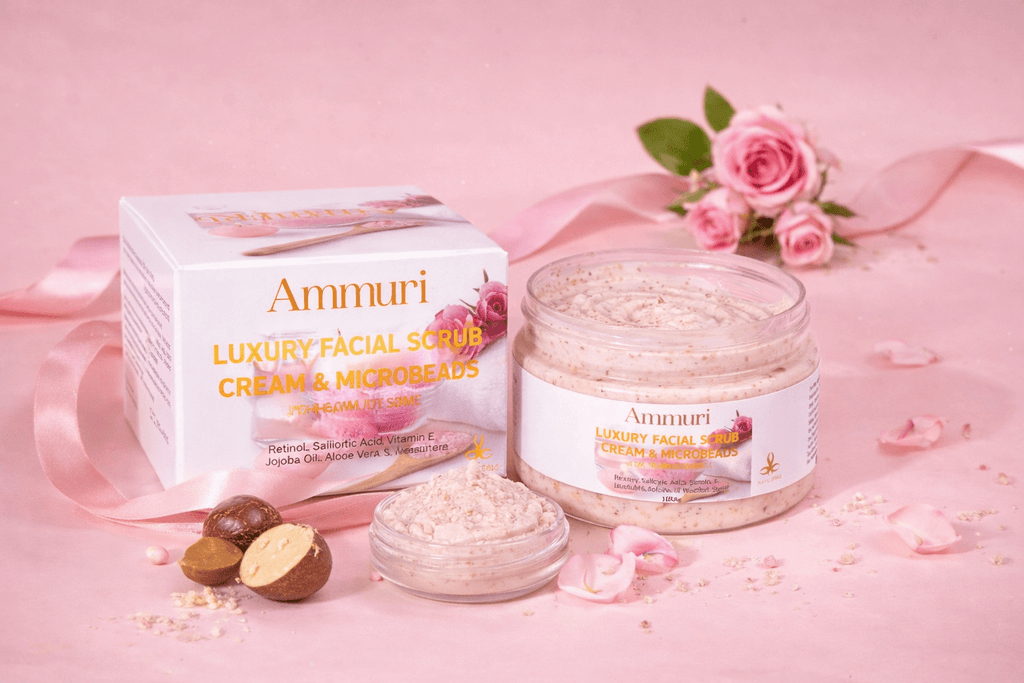 Retinol Facial Scrub & Exfoliating Cream for Smooth Skin | Ammuri - additional view 5