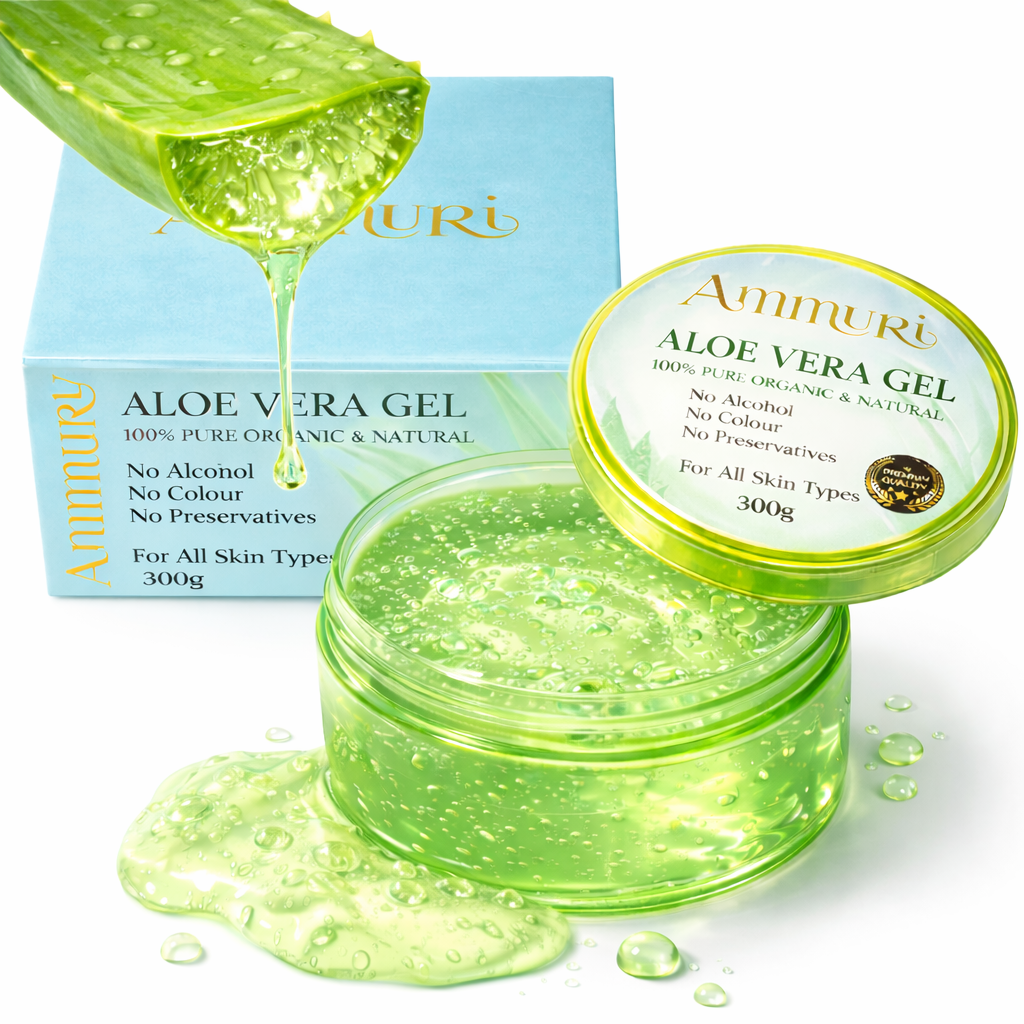 Organic Aloe Vera Gel 300g | Soothing, Hydration & After-Sun | Ammuri