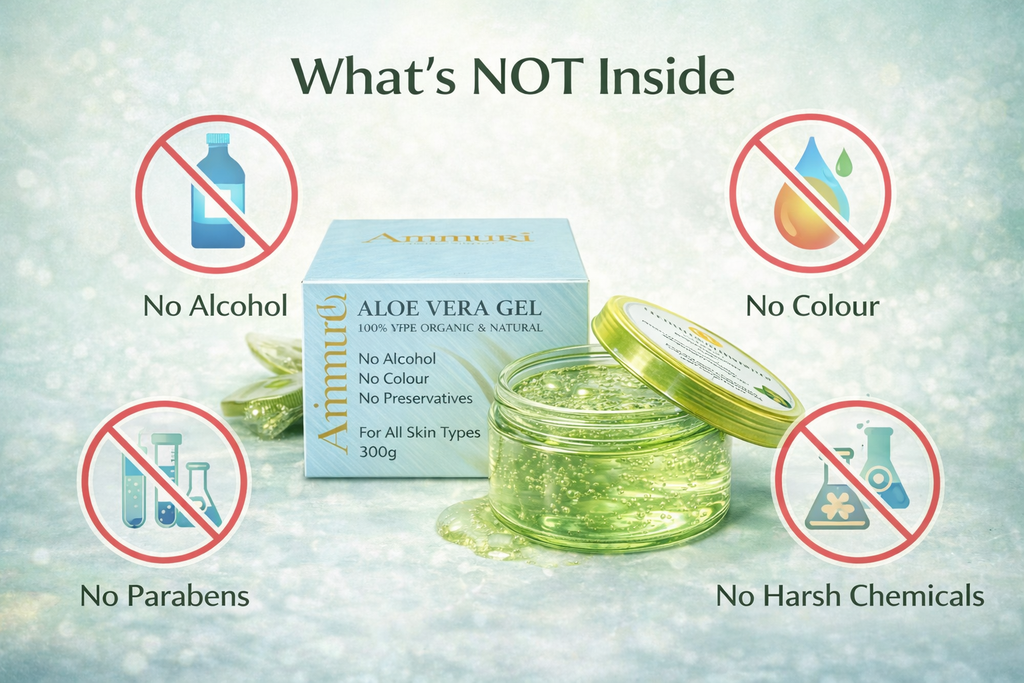 Organic Aloe Vera Gel 300g | Soothing, Hydration & After-Sun | Ammuri