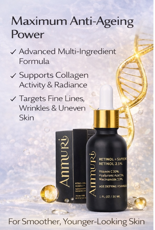 Retinol Supreme 2.5% Serum for Anti-Ageing & Age-Defying Skin | Ammuri - additional view 3